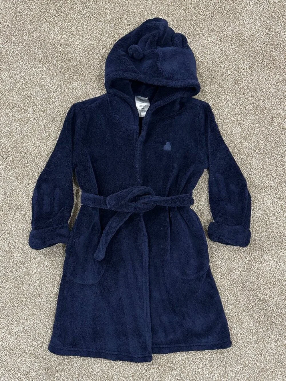 Gap Toddler Brannan Bear Robe - Size 4T - Navy Blue